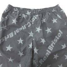 エフシーレアルブリストル F.C.Real Bristol FCRB 16SS STAR WARM UP SHORTS FCRB-160022 薄手 Mサイズ 黒 ブラック メンズ_画像3