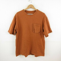 グーピーメイド GOOPi MADE Tシャツ カットソー 半袖 茶 3 *T18 メンズ_画像1