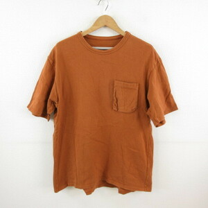 グーピーメイド GOOPi MADE Tシャツ カットソー 半袖 茶 3 *T18 メンズ