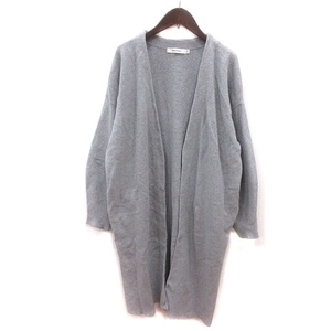  Moussy moussy cardigan long long sleeve F gray /MS lady's 