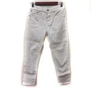  Moussy moussy skinny pants color Denim button fly 25 white white /YI #MO lady's 