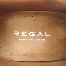 リーガル REGAL ビジネスシューズ 革靴 ウイングチップ レザー ブラック 黒 25.5 靴 シューズ ■GY11 メンズ_画像9