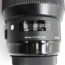 シグマ SIGMA 85mm F1.4 DG HSM Art キャノン用 一眼レンズ 動作未確認 その他_画像7