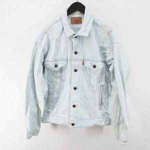 リーバイス Levi's 70507 4803 デニムジャケット ジージャン M 水色 ライトブルー アメリカ製 綿 コットン メンズ