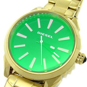  diesel DIESEL boys quartz wristwatch DZ-5544 pillar mid studs compilation light glass Gold battery replaced men's lady's 
