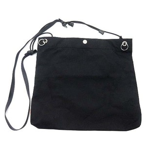 nnknuncsakoshu shoulder bag 3 Layered Nylon Sacoche black black men's lady's 