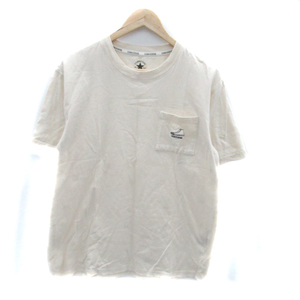 コンバース CONVERSE Tシャツ カットソー クルーネック 半袖 ロゴ刺繍 LL アイボリー /HO16 レディース
