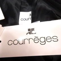 未使用品 クレージュ courreges ストレートパンツ スラックス 42 黒 ブラック /MN レディース_画像5