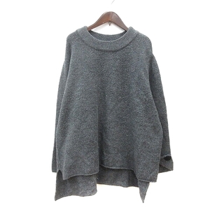 ザラ ZARA KNIT ニット セーター 長袖 S グレー /MN メンズ