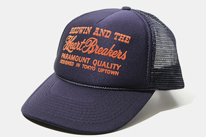 BEDWIN & THE HEARTBREAKERS ベドウィン アンド ザハートブレイカーズ TRUCKER CAP 'ADRIAN' トラッカーキャップ 帽子 F NAVY ネイビー 15S