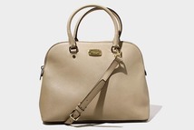 MICHAEL KORS マイケルコース cindy lg dome satchel シンディ ラージ ドーム サッチェル 2WAY ハンド ショルダーバッグ /◆☆_画像1