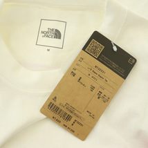 未使用品 ザノースフェイス 22SS SLEEVE GRAPHIC TEE WHITETシャツ カットソー 長袖 ロンT バックプリント M 白 ホワイト NT32231_画像3
