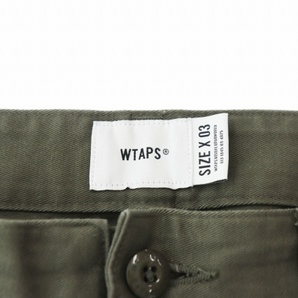 ダブルタップス WTAPS 19AW JUNGLE SKINNY 1 TROUSERS ジャングル スキニー カーゴ パンツ 192WVDT-PTM03 3 カーキ ブランド古着ベクトルの画像3