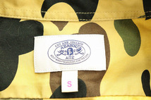 アベイシングエイプ A BATHING APE 1ST CAMO BD SHIRT カモフラ長袖シャツS【ブランド古着ベクトル】240106● メンズ_画像4