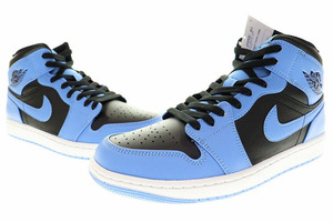 未使用品 ナイキ NIKE AIR JORDAN 1 MID UNIVERSITY BLUE 2023 27.5cm DQ8426-401 エア ジョーダン I ミッド ユニバーシティ ブルー 240116