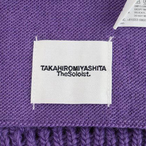 タカヒロミヤシタザソロイスト TAKAHIRO MIYASHITA The Soloist. 22AW double zip reverse aran pattern vest ダブル ジップ アラン ニットの画像4