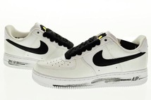 ナイキ NIKE × PEACEMINUSONE ピースマイナスワン AIR FORCE 1 PARA NOISE WHITE BLACK エア フォース ワン パラノイズ dd3223-100 26.5 2_画像1