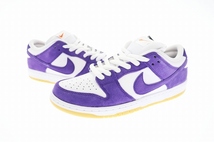 ナイキ NIKE SB DUNK LOW PRO ISO COURT PURPLE エスビー ダンクロー プロ アイエスオー コートパープル DV5464-500 27 ホワイト パープル_画像1