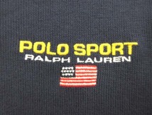 ポロスポーツ POLO SPORT ポロシャツ CLASSIC FIT 長袖 刺繍ロゴ ネイビー S メンズ_画像4