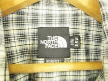 ザノースフェイス THE NORTH FACE シャツ カジュアルシャツ 長袖 チェック柄 グレー系 sizeL QQQ レディース_画像3