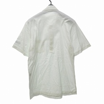 プリングル Pringle 美品 ヴィンテージ ポロシャツ ロゴ 刺繍 コットン 半袖 白 ホワイト L 1226 メンズ_画像2