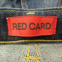 レッドカード RED CARD 近年 26403HR テーパード デニム パンツ ジーンズ ジッパーフライ ストレッチ有 ダークインディゴブルー系 21 約XS-_画像7