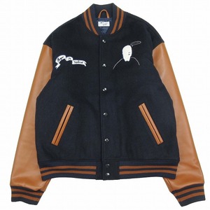 23AW ボーイズイントイランド Boys In Toyland T-LAND VARSITY JACKET バーシティ ジャケット メルトン × フェイクレザー スタジャン 中綿