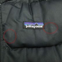 パタゴニア Patagonia マイクロリップストップ ダウン ベスト ナイロン ハイネック ジップアップ ロゴ 刺繍 ジャケット ブルゾン ME12_画像7