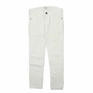 カレントエリオット CURRENT ELLIOTT The Rolled Skinny Jeans in Sugar シュガー スキニー ジーンズ ストレート ホワイト 25 レディース