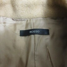 ロッソ ROSSO アーバンリサーチ ウールコート ダブル ピーコート キャメル系 Mサイズ 1216 メンズ_画像3