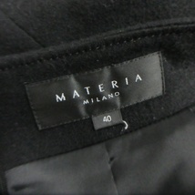 マテリア MATERIA セットアップ フォーマル ジャケット スカート 黒 ブラック 40 約Lサイズ 0112 IBO46 レディース_画像9
