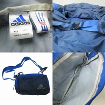 アディダス adidas リュック バックパック トレックパック 大容量 拡張 ミニショルダーポーチ付き 青 ブルー 0104 メンズ_画像6