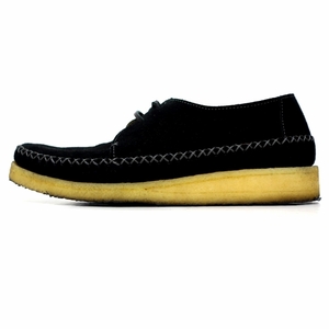 コムデギャルソンオムドゥ COMME des GARCONS HOMME DEUX Padmore&Barnes INDIAN MOC スエード ワラビー シューズ 8(26.5cm) BLACK(ブラッ