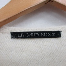 リリーブラウン Lily Brown キャンディーストック L.B CANDY STOCK ニット カーディガン 長袖 ウール混 ビジューボタン F /KT2 レディース_画像3