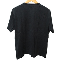 ラコステ LACOSTE SLIM FIT Tシャツ カットソー Vネック ロゴ刺? 半袖 黒 ブラック Lサイズ 0120 IBO46 メンズ_画像2