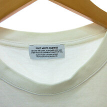 poet meets dubwise ポエットミーツダブワイズ Tシャツ カットソー 刺繍 半袖 白 ホワイト Lサイズ 0123 IBO46 メンズ_画像8