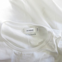 ジルサンダー JIL SANDER 美品 ロンT Tシャツ カットソー ホワイト 白 M 0121 メンズ_画像5