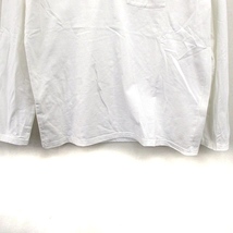 カリマー karrimor カットソー Tシャツ 長袖 胸ポケット コットン L ホワイト 白 /KT42 メンズ_画像5