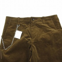 未使用品 20AW ユニフォームエクスペリメント uniform experiment CORDUROY SIDE POCKET TAPERED PANTS コーデュロイ テーパード パンツ_画像3