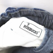 ROEBUCKS ローバックス ペイント加工 ペインター ワイド デニム パンツ インディゴ_画像3