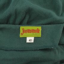 ホコモモラ JOCOMOMOLA de Sybilla フレアワンピース ミニ 半袖 ボートネック 40 M 緑 グリーン /BB レディース_画像4