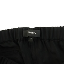 セオリー theory 21SS FABRIC FLAT TWILL BODY SLIM CARGO イージーパンツ ジョガー ウエストゴム S 黒 ブラック /KQ レディース_画像3