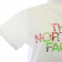 ザノースフェイス THE NORTH FACE Tシャツ カットソー 半袖 ロゴプリント スポーツウェア L 白 ホワイト NTW3652A /AT5 レディース_画像6