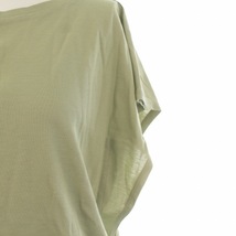 スローブ イエナ SLOBE IENA Tシャツ カットソー ラウンドネック フレンチスリーブ F 緑 グリーン /KQ レディース_画像7