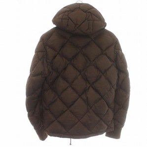 モンクレール MONCLER RAYMOND GIUBBOTTO ダウンジャケット フード キルティング ウール 1 S 茶 ブラウン 220914136600 ■GY17 メンズの画像2