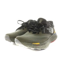 ザノースフェイス THE NORTH FACE VECTIV Enduris 3 Shoes トレイルランニング スニーカー シューズ 25.5cm 黒 ブラック 緑_画像2