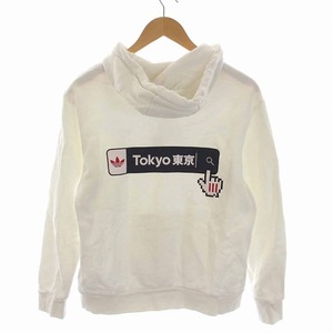 アディダスオリジナルス adidas originals TKY KC HOODIE 東京 キーシティー プルオーバー パーカー スウェット 長袖 S 白 ホワイト GN2705