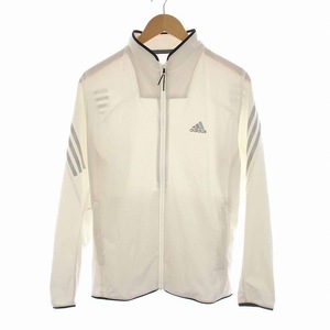 アディダス adidas GOLF ゴルフウェア WIND.RDY ジップジャケット ウインドブレーカー アウター M 白 ホワイト GT3438 /YM メンズ