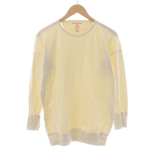 Olde Homesteader US004 CREW NECK LONG SLEEVE Tシャツ カットソー 長袖 44 XS アイボリー /SI1 メンズ