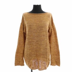 スティーブンアラン Steven Alan RIB TURTLE NECK PULLOVER ニット ボートネック プルオーバー 長袖 茶 ブラウン